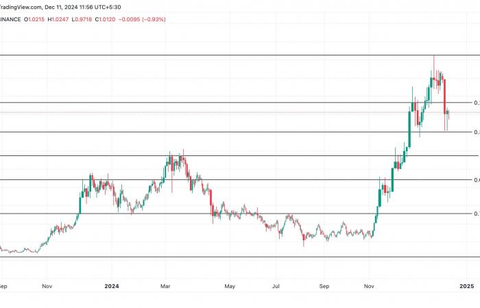 Cardano pourrait retomber en dessous de 1 $ en raison de ventes intenses