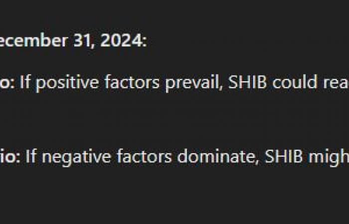 ChatGPT prédit que le prix du Shiba Inu atteindra cet objectif d’ici le 31 décembre 2024 !