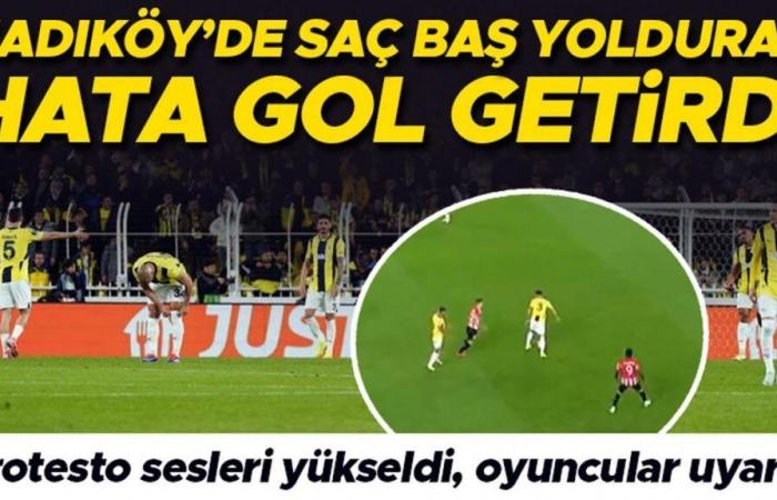 Une erreur choquante de Samet Akaydin lors du match Fenerbahçe – Athletic ! Les protestations se sont élevées, les joueurs ont averti les fans