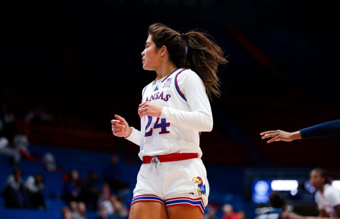 Les femmes de la KU atteignent un record de 9-1 grâce à une victoire de 30 points contre KC