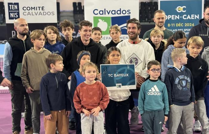 un après-midi inoubliable pour ces jeunes fans de tennis