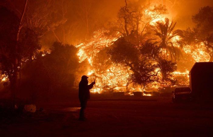 images impressionnantes du terrible incendie qui a frappé la Californie