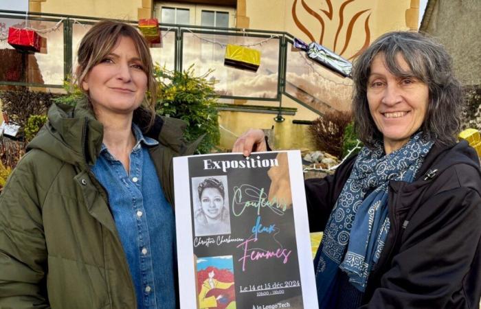 Deux artistes féminines réunies pour une exposition dans la Sarthe, près de Mamers