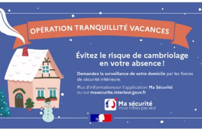 Les forces de l’ordre mobilisées pour prévenir les cambriolages avec l’Opération Calm Holidays