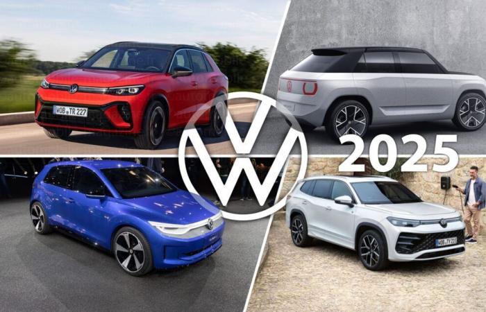 Toutes les futures Volkswagen attendues en 2025