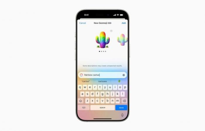 Apple déploie la nouvelle fonctionnalité « Genmoji » optimisée par l’IA