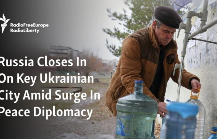 La Russie se rapproche d’une ville clé d’Ukraine au milieu d’un regain de diplomatie de paix