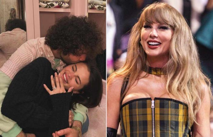 Taylor Swift réagit à l’actualité des fiançailles de Selena Gomez et Benny Blanco