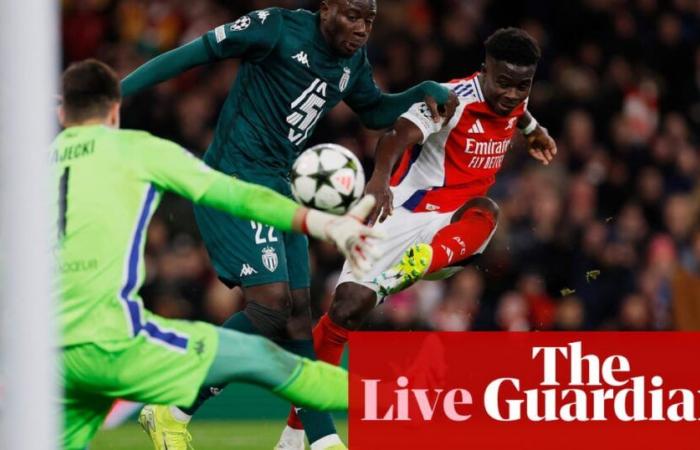 Arsenal 3-0 Monaco : Ligue des Champions – comme c’est arrivé