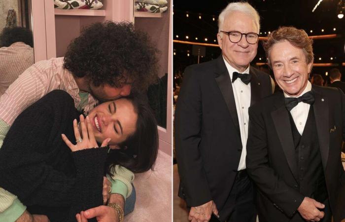 Steve Martin félicite Selena Gomez et Benny Blanco après leurs fiançailles