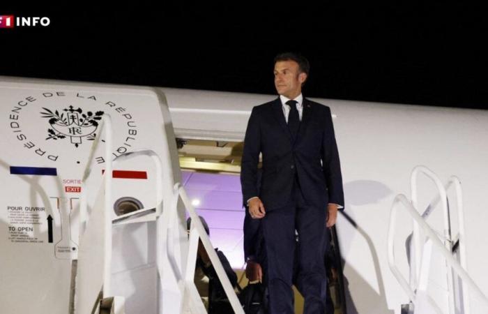 Emmanuel Macron en route pour Paris après sa visite en Pologne