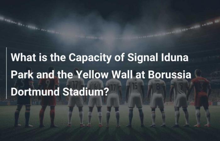 Quelle est la capacité du parc Signal Iduna et du mur jaune du stade du Borussia Dortmund ?