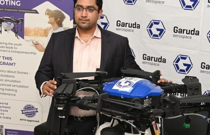 Les drones transforment l’agriculture en Inde, le marché devrait atteindre 631 millions de dollars d’ici 2030 : PDG de Garuda Aerospace