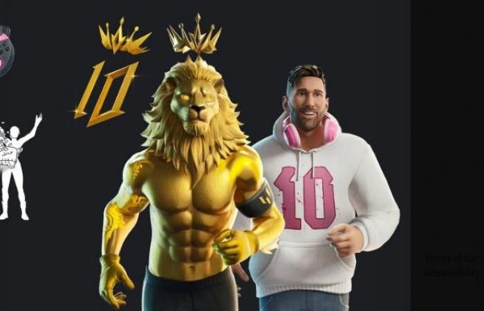 Voici les skins « Fortnite » divulgués de Lionel Messi