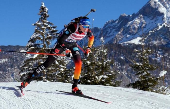 Franziska Preuß a vécu une journée de rêve au sprint