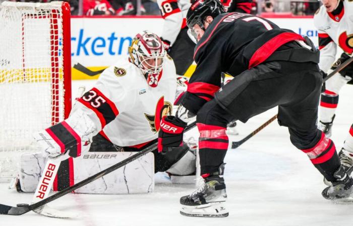 Ullmark et Pinto mènent la charge en Caroline