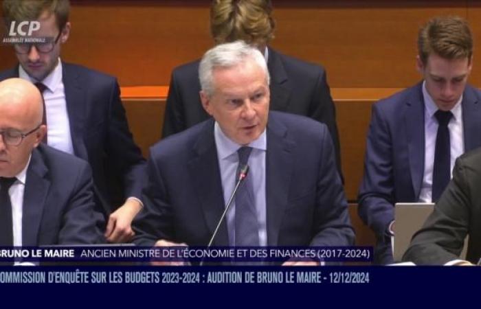 Commission d’enquête sur le déficit public : “En sept jours, avec la censure, vous avez encore fait dérailler la France”, estime Bruno Le Maire