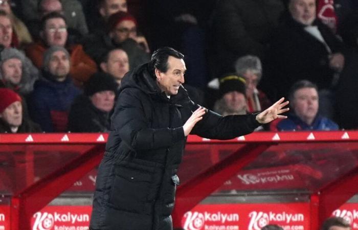 Unai Emery fait son admission à Nottingham Forest après la défaite tardive d’Aston Villa