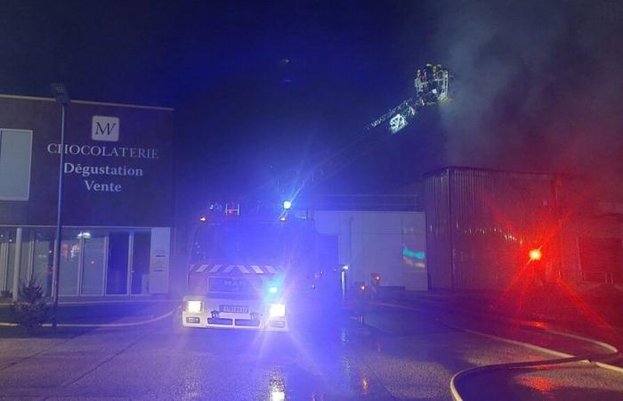 Le laboratoire de la chocolaterie Max Vauché à Controis-en-Sologne ravagé par un incendie