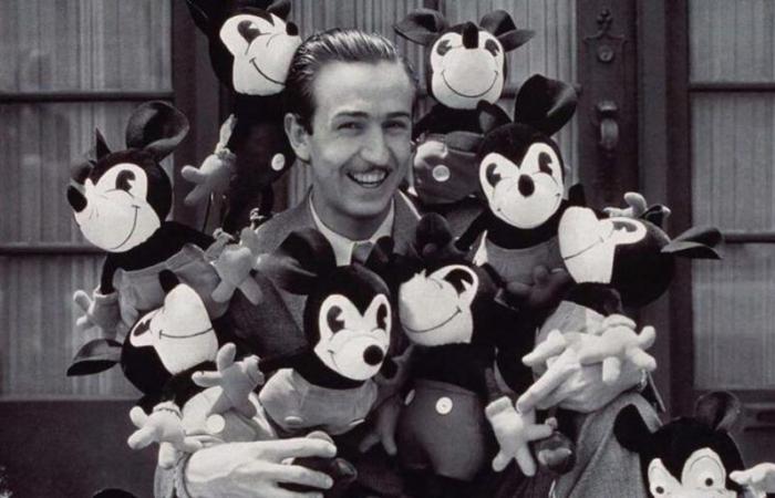 en 1966, la mort de Walt Disney