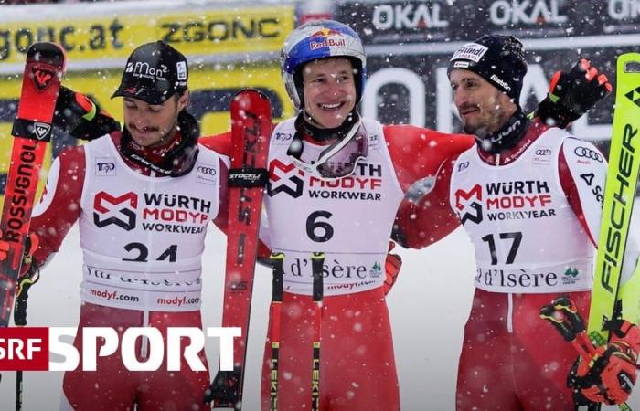 Slalom géant à Val d’Isère – Odermatt montre à tout le monde – Aerni rate de peu le podium – Sport