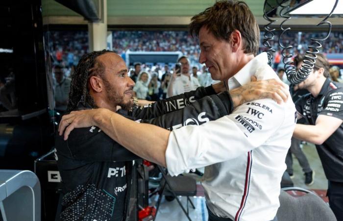 Le dernier hommage de Mercedes à Lewis Hamilton