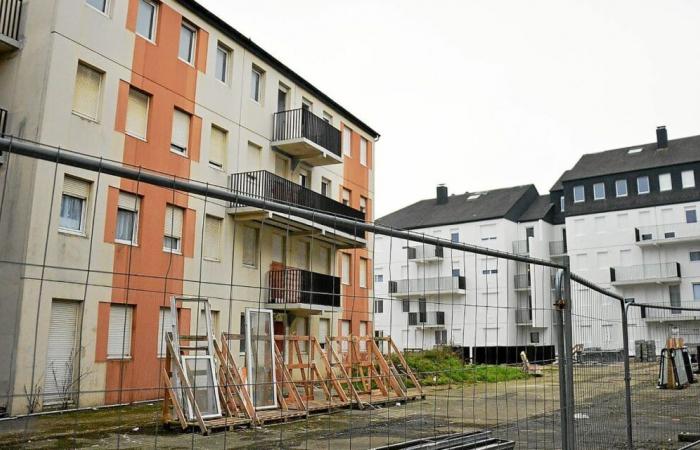 La longue réhabilitation de la résidence Carnot prend forme à Saint-Brieuc [En images]