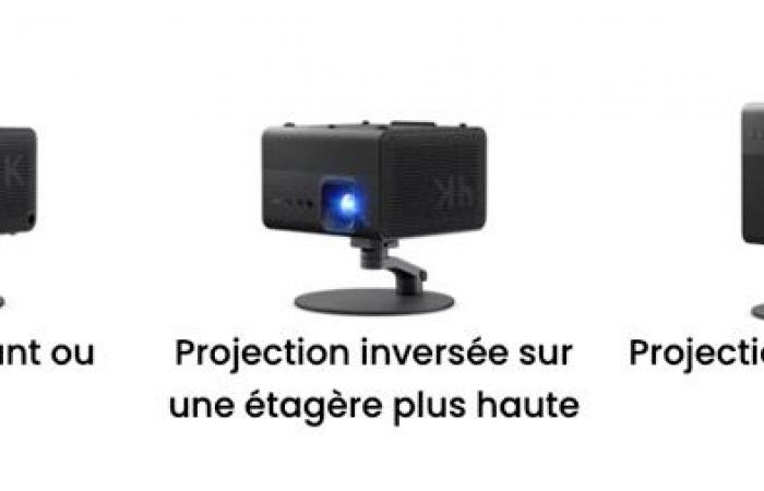 un vidéoprojecteur 4K connecté et abordable avec une image lumineuse et colorée