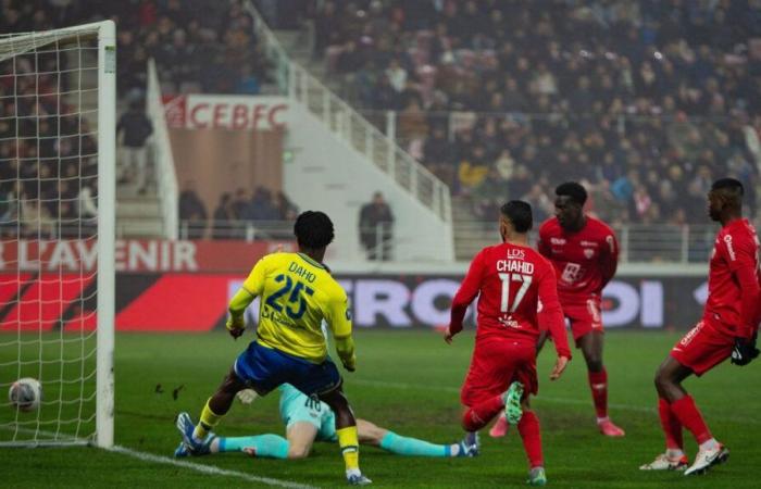 un derby dans le froid pour les footballeurs dijonnais du DFCO et du FC Sochaux-Montbéliard