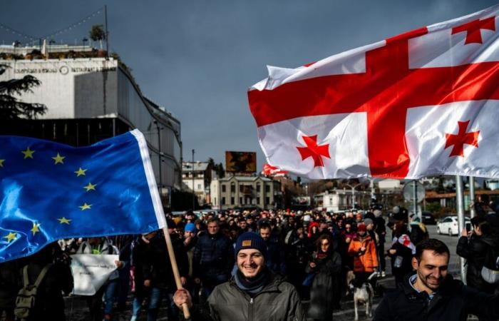 Les Ukrainiens suivent de près les manifestations des Géorgiens contre leur gouvernement pro-russe