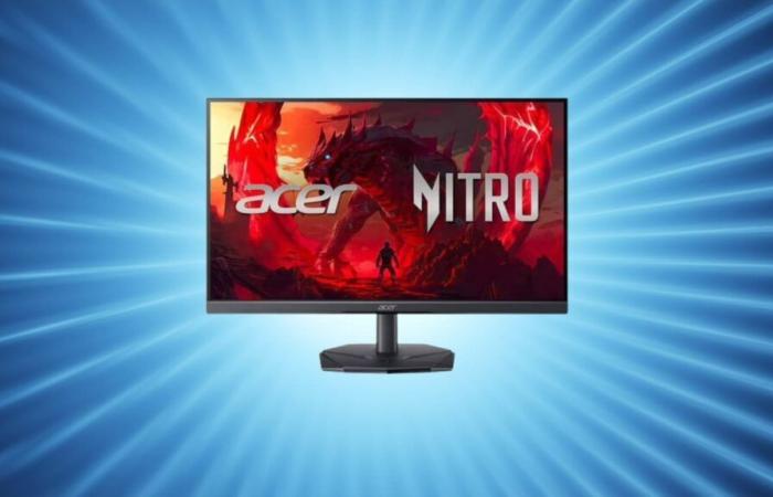 cet écran PC gamer coûte moins de 120 euros et a tout d’un super