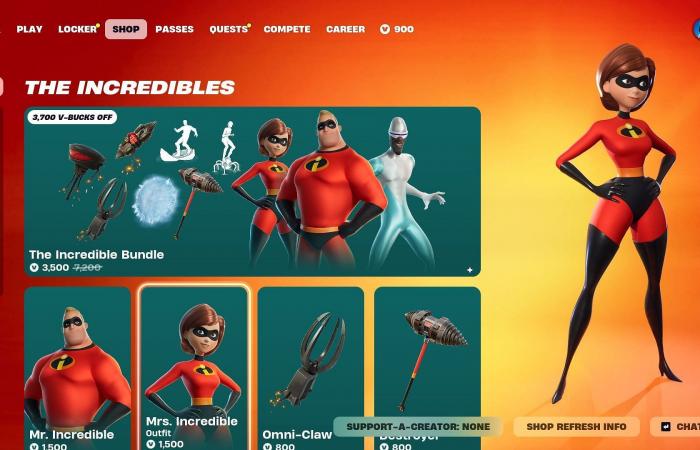 Comment obtenir les skins Les Indestructibles dans Fortnite