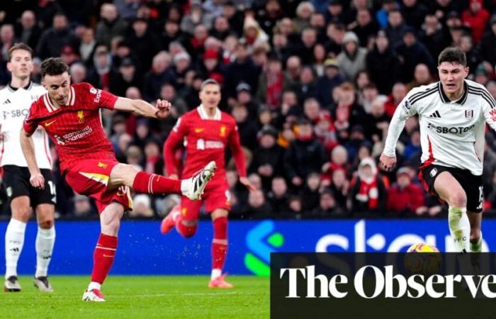 Diogo Jota sauve un point pour Liverpool à 10 pour refuser la célèbre victoire de Fulham