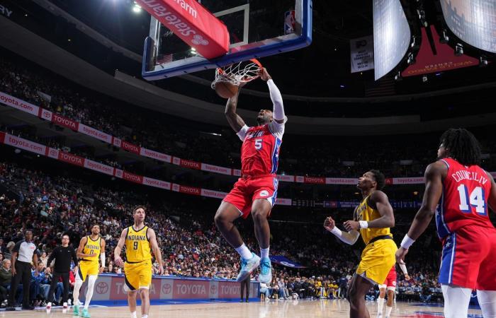 Les Pacers dépassent les Sixers alors qu’Embiid part après un coup au visage