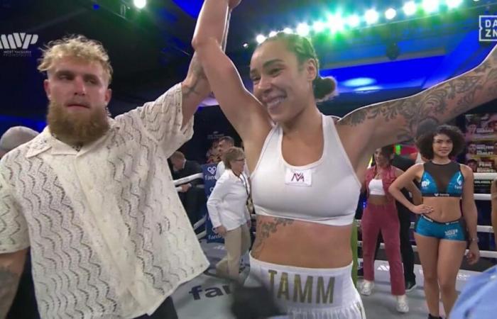 une victoire historique pour Tammara Thibeault lors de ses débuts professionnels