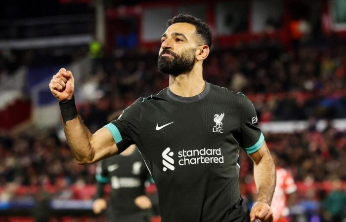 Salah égale le record personnel de Cristiano Ronaldo