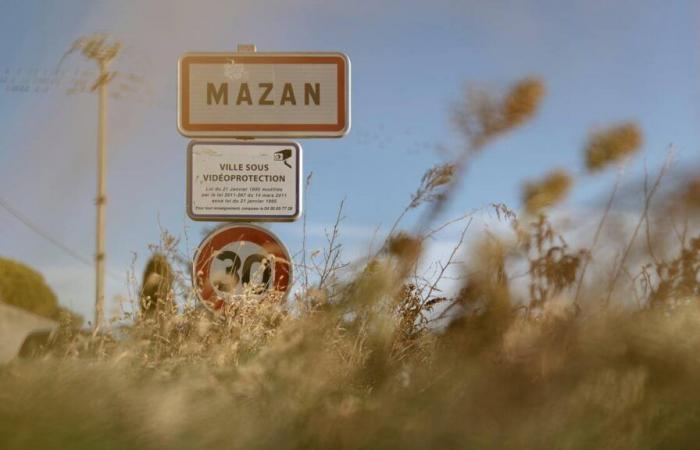 à Mazan, la petite ville dont le nom est devenu si lourd à porter