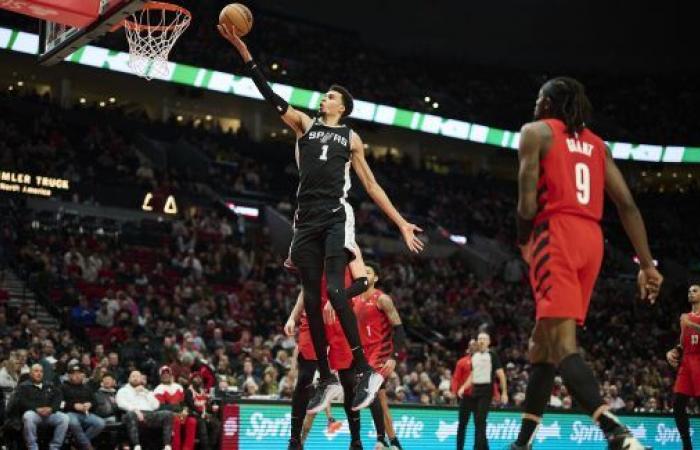 Victor Wembanyama donne la victoire aux Spurs chez les Blazers • Basket USA