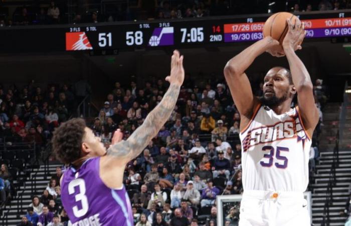 Les Suns échappent aux tirs précis de Jazz et gagnent 134-126