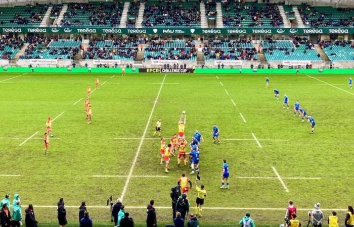 le match de Challenge Cup entre les Lions et la Section Paloise a été suspendu en raison du mauvais -