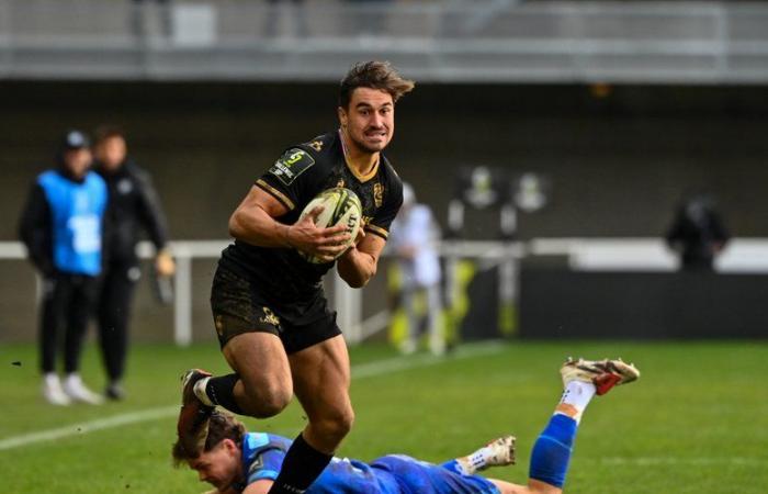 Challenge Cup – «On a fait les choses dans l’ordre», retient Auguste Cadot (Montpellier) après la victoire de son équipe face aux Ospreys