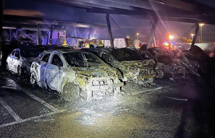 au lendemain de l’incendie massif qui a détruit des dizaines de véhicules, l’activité a pu reprendre à l’autoport du Boulou