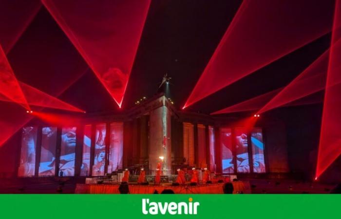 Le Mardasson a revêtu ses plus beaux atours de lumières dans un magnifique spectacle pour le 80ème anniversaire de la Bataille des Ardennes (photos)