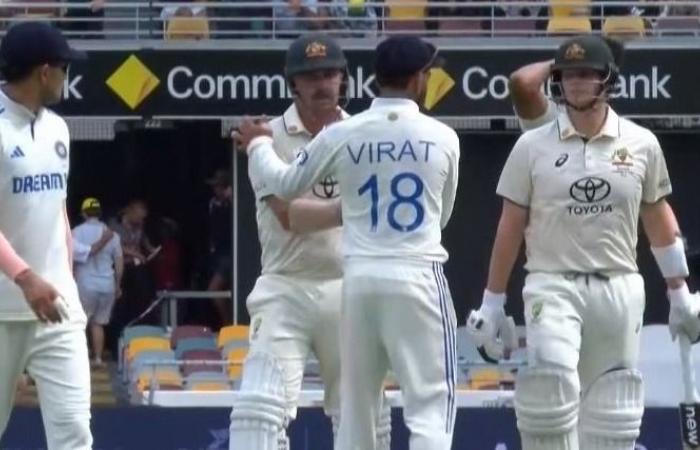 La vidéo de Virat Kohli félicitant Travis Head pour le siècle de test Gabba dans le Trophée Border-Gavaskar 2024-25 devient virale