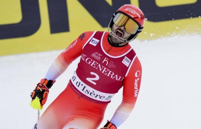 Loïc Meillard prend la troisième place du slalom de Val d’Isère, Henrik Kristoffersen gagne