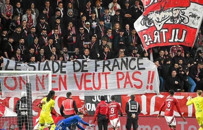 “On ne veut pas du Stade de France”, la chanson des Ultras lors de Brest – Nantes