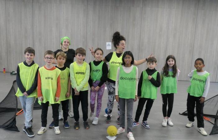 Luc-la-Primaube. Une partie de Dodge Ball pour se défouler