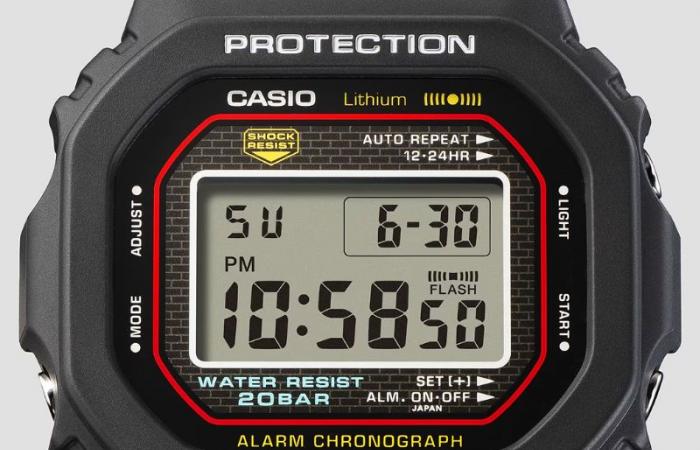 Le prix américain et le mois de sortie du Casio G-Shock DW5000R sont désormais confirmés