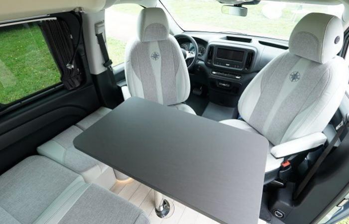 le fourgon confortable pour quatre sur Mercedes Vito