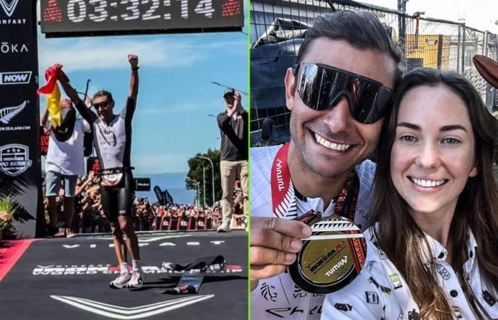 OR! Le triathlète Jelle Geens est le premier Belge à remporter le half-Ironman de la Coupe du monde : « Ce n’est que le début »